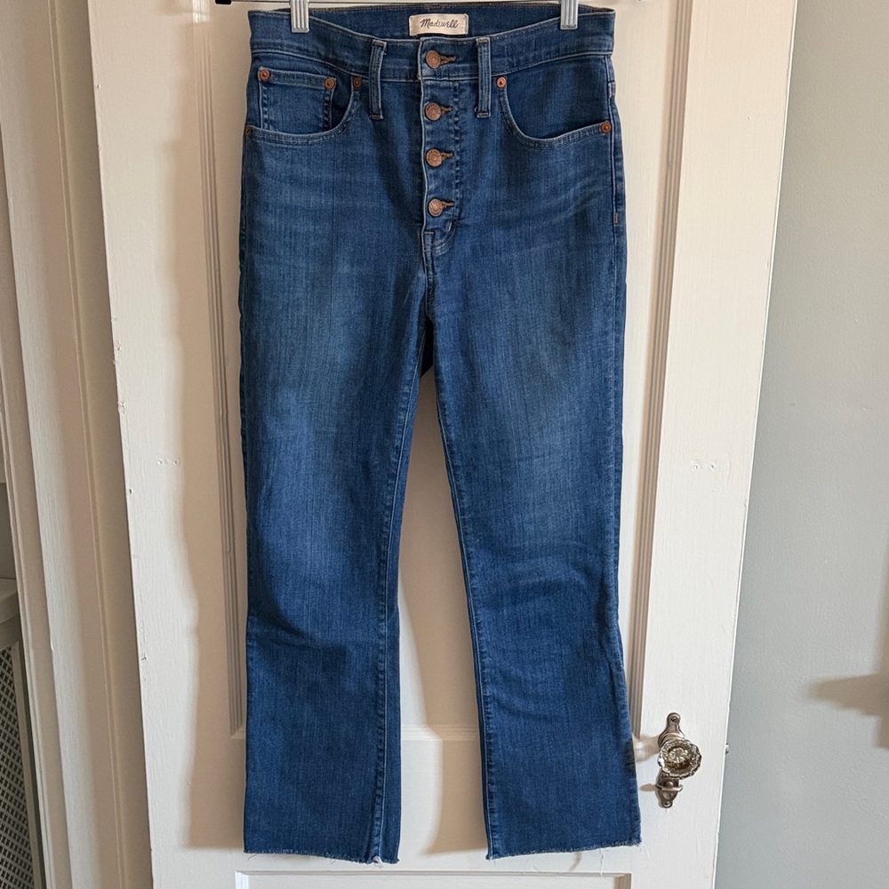 Madewell Dark Indigo Cali Demi-Boot Jeans